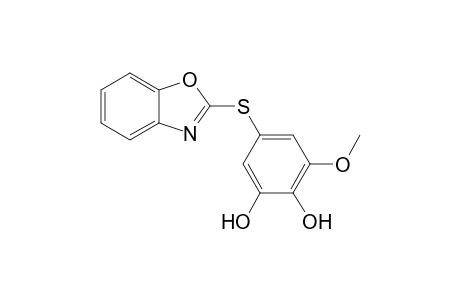 5-(Benzo[d]oxazol-2-ylthio)-3-methoxybenzene-1,2-diol