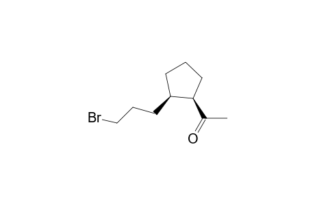 Ethanone, 1-[2-(3-bromopropyl)cyclopentyl]-, cis-