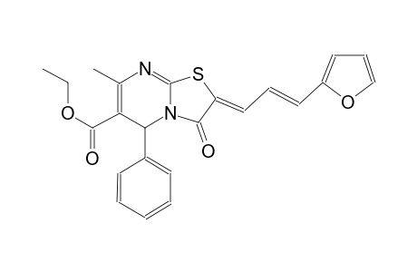 ethyl (2Z)-2-[(2E)-3-(2-furyl)-2-propenylidene]-7-methyl-3-oxo-5-phenyl-2,3-dihydro-5H-[1,3]thiazolo[3,2-a]pyrimidine-6-carboxylate