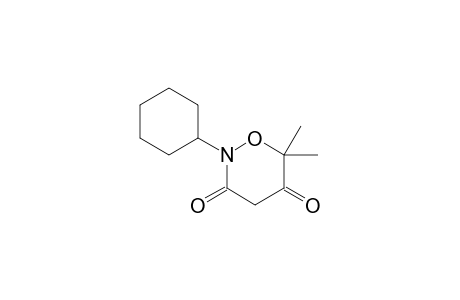 2-Cyclohexyl-6,6-dimethy[1,2]oxazinane-3,5-dione