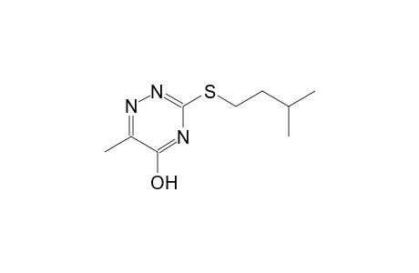 1,2,4-triazin-5-ol, 6-methyl-3-[(3-methylbutyl)thio]-