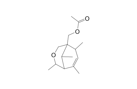 (4,6,8,9-Tetramethyl-3-oxabicyclo[3.3.1]non-6-en-1-yl)methyl acetate