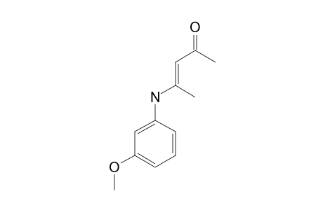 4-(N-(3-METHOXYPHENYL)-AMINO)-PENT-3-EN-2-ONE