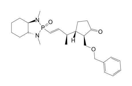 2-BENZYLOXYMETHYL-3-[3-(1,3-DIMETHYL-2-OXO-OCTAHYDRO-BENZO-[1,3,2]-DIAZAPHOSPHOL-2-YL)-1-METHYL-ALLYL]-CYCLOPENTANONE