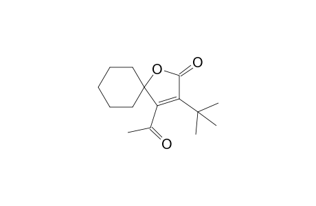 3'-Acetyl-4'-t-butylspiro[cyclohexane-1,2'-(5'H)-furan]-5'-one