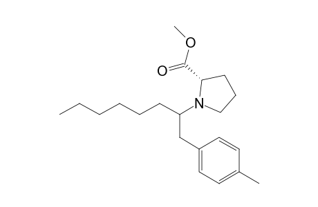 (2S)-Methyl 1-(1-(p-tolyl)octan-2-yl)pyrrolidine-2-carboxylate