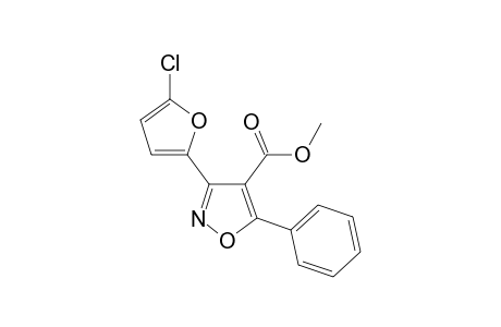 Methyl [3-(5-Chlorofuran-2-yl)-5-phenylisoxazole-4-yl]-carboxylate