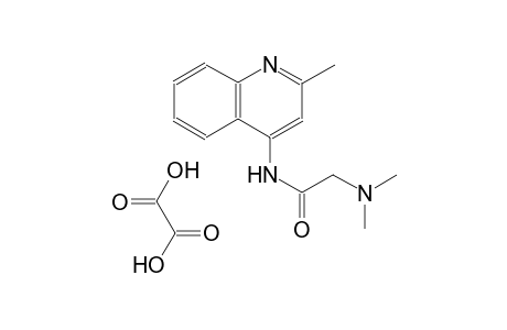 2-(dimethylamino)-N-(2-methyl-4-quinolinyl)acetamide oxalate