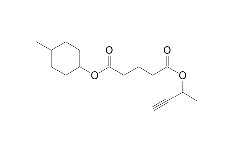 Glutaric acid, but-3-yn-2-yl 4-methylcyclohexyl ester