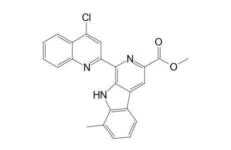 Methyl 6-(4-chloroquinolin-2-yl)-4-methylpyridino[4,5-b]indole-8-carboxylate