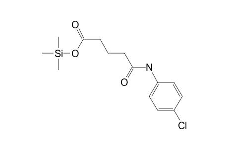 5-(4-Chloroanilino)-5-oxopentanoic acid, tms derivative