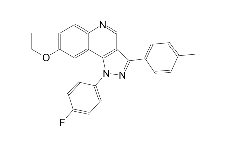 ethyl 1-(4-fluorophenyl)-3-(4-methylphenyl)-1H-pyrazolo[4,3-c]quinolin-8-yl ether