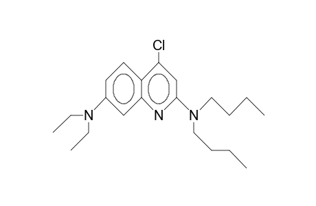 4-Chloro-2-dibutylamino-7-diethylamino-quinoline