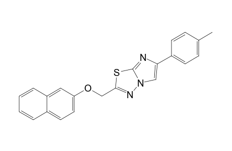 2-[(Naphthalen-2-yloxy)methyl]-6-p-tolylimidazo[2,1-b][1,3,4]thiadiazole