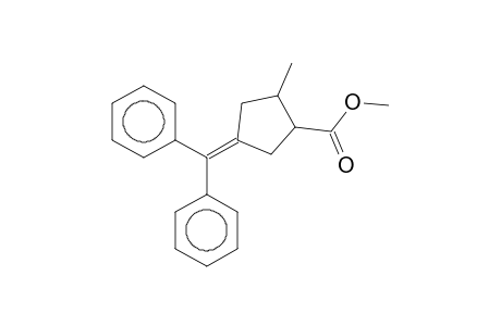 4-(diphenylmethylene)-2-methyl-1-cyclopentanecarboxylic acid methyl ester