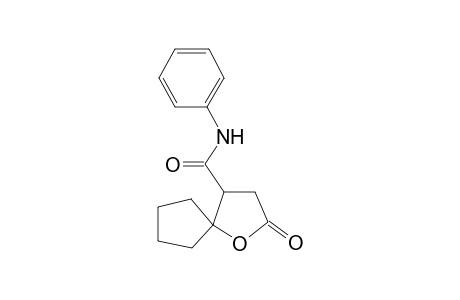 2-Oxo-N-phenyl-1-oxaspiro[4.4]nonane-4-carboxamide
