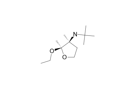 CIS-3-(N-TERT.-BUTYLAMINO)-2-ETHOXY-2,3-DIMETHYLOXOLANE