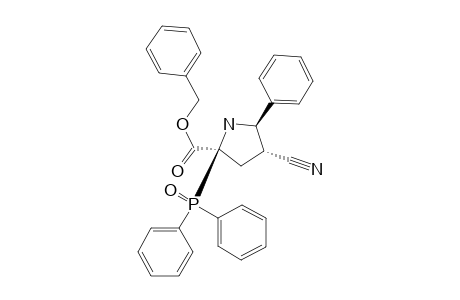 (2-ALPHA,4-ALPHA,5-BETA)-(+/-)-PHENYLMETHYL-4-CYANO-2-DIPHENYLPHOSPHINOYL)-5-PHENYL-2-PYRROLIDINE-CARBOXYLATE