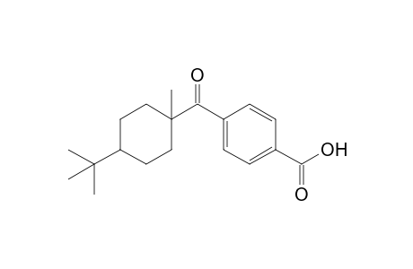 4-(t-Butyl)-1-methylcyclohexyl p-(Hydroxycarbonyl)phenyl Ketone