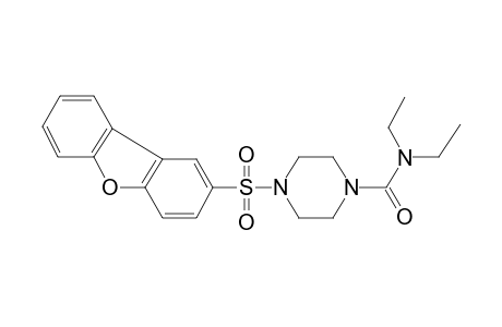 4-(2-Dibenzofuranylsulfonyl)-N,N-diethyl-1-piperazinecarboxamide
