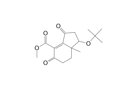 Methyl 1-Methyl-4,7-dioxo-9-t-butoxybicyclo[4.3.0]non-5-en-5-carboxylate