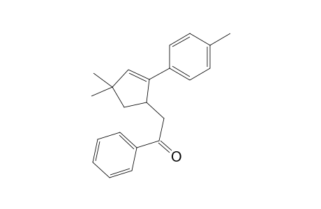 2-[2,2-Dimethyl-4-(4-methylphenyl)-3-cyclopenten-1-yl]-1-phenylethanone