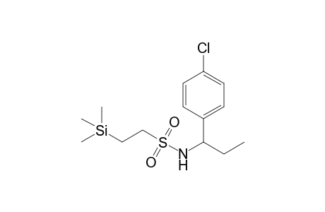 (-)-2-Trimethylsilyl-N-[1-(4-chlorophenyl)propyl]ethanesulfonamide