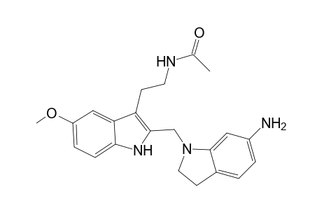 N-(2-{2-[(6-Amino-2,3-dihydro-1H-indol-1yl)methyl]-5-methoxy-1H-indole-3-yl}ethyl)acetamide