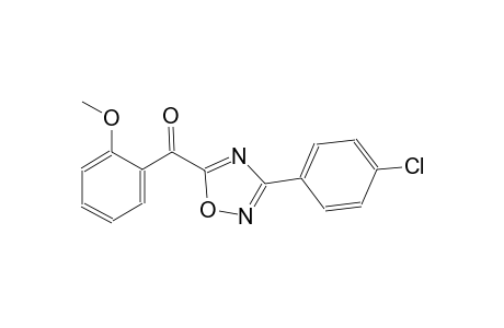 [3-(4-chlorophenyl)-1,2,4-oxadiazol-5-yl](2-methoxyphenyl)methanone