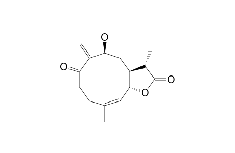 1-Oxo-9.beta.-hydroxygermacra-4,10(14)-dien-6.beta.,11.beta.-H-12,6-olide
