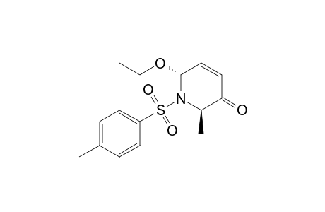 (2R,6R)-6-ethoxy-2-methyl-1-(4-methylphenyl)sulfonyl-2,6-dihydropyridin-3-one