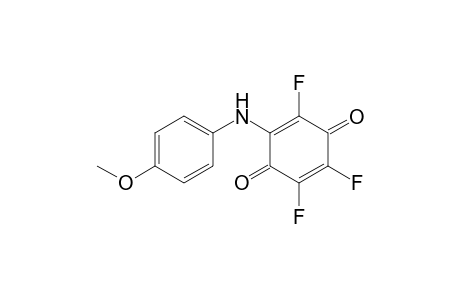2-(p-Methoxyphenyl)amino-3,5,6-trifluoro-p-benzoquinone