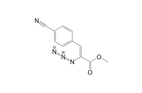 methyl (Z)-2-azido-3-(4-cyanophenyl)acrylate