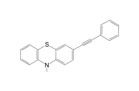 10-Methyl-3-(2-phenylethynyl)phenothiazine
