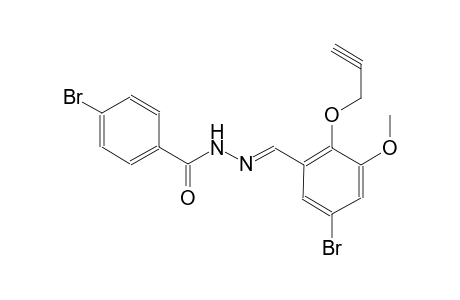 4-bromo-N'-{(E)-[5-bromo-3-methoxy-2-(2-propynyloxy)phenyl]methylidene}benzohydrazide