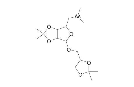 (S)-2',3'-ISOPROPYLIDENE-5-DEOXY-5-DIMETHYLARSINO-2,3-O-ISOPROPYLIDENE-BETA-D-RIBOSIDE