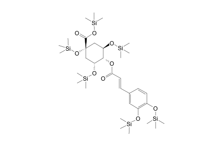 Hexatrimethylsilyl-trans-4-O-caffeoyl-D-quinic acid