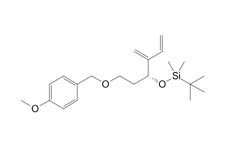 Tert-butyl-dimethyl-[(1R)-2-methylene-1-(2-p-anisyloxyethyl)but-3-enoxy]silane