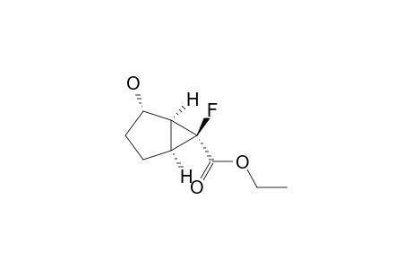 (1S,2S,5S,6S)-6-fluoro-2-hydroxy-bicyclo[3.1.0]hexane-6-carboxylic acid ethyl ester