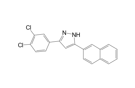 3-(3,4-Dichlorophenyl)-5-(naphthalen-2-yl)-1H-pyrazole