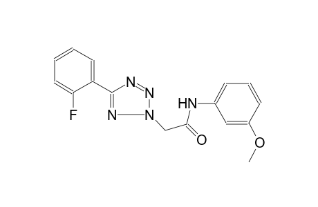 2-[5-(2-fluorophenyl)-2H-tetraazol-2-yl]-N-(3-methoxyphenyl)acetamide