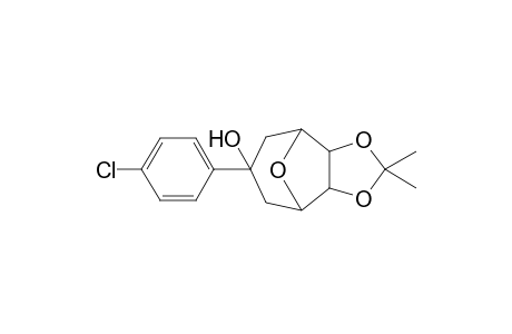 6,7-Isopropylidenedioxy-3-[4'-chlorophenyl]-8-oxabicyclo[3.2.1]octan-3-ol