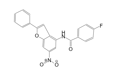 4-Fluoro-N-(6-nitro-2-phenyl-benzofuran-4-yl)-benzamide