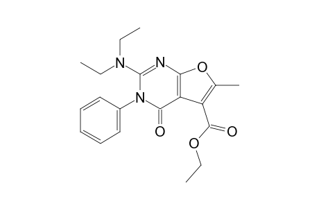 2-(Diethylamino)-5-ethoxycarbonyl-6-methyl-3-phenylfuro[2,3-d]pyrimidin-4(3H)-one