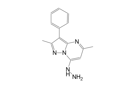 7-hydrazino-2,5-dimethyl-3-phenylpyrazolo[1,5-a]pyrimidine
