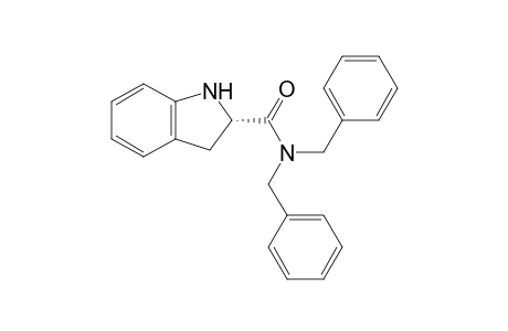 (S)-N,N-Dibenzyl-2,3-dihydro-1H-indole-2-carboxamide