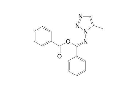1-(ALPHA-BENZOYLOXY-PHENYLIDENE-AMINO)-5-METHYL-1,2,3-TRIAZOLE