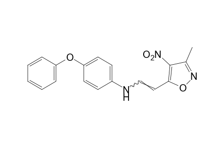 3-methyl-4-nitro-5-[2-(p-phenoxyanilino)vinyl]isoxazole