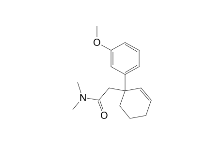 2-[1-(3-methoxyphenyl)-1-cyclohex-2-enyl]-N,N-dimethylacetamide