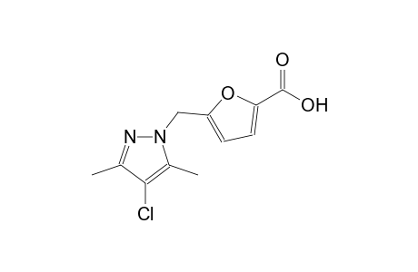 5-[(4-chloro-3,5-dimethyl-1H-pyrazol-1-yl)methyl]-2-furoic acid